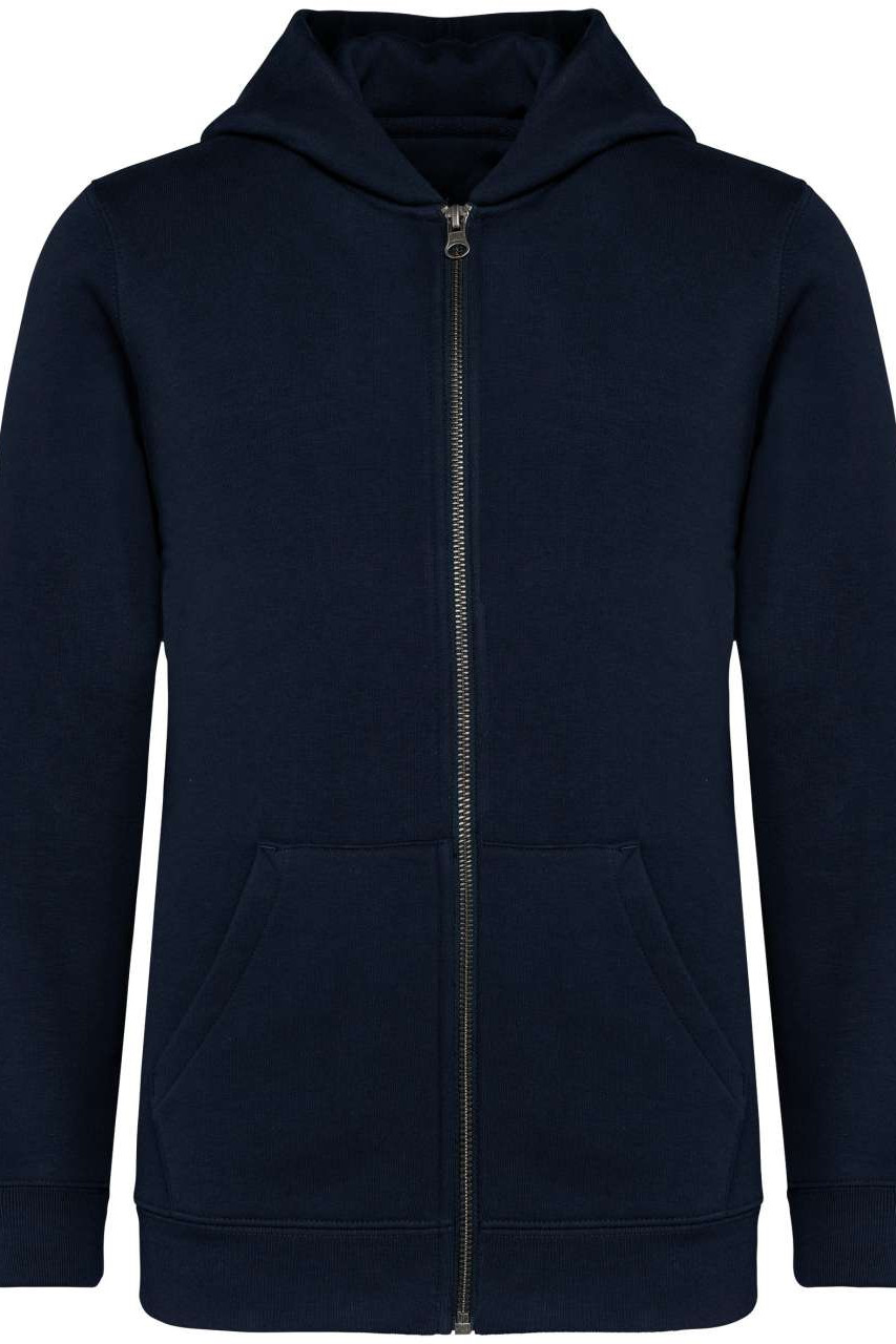 ECO-FRIENDLY KIDS’ FULL ZIP HOODED SWEATSHIRT