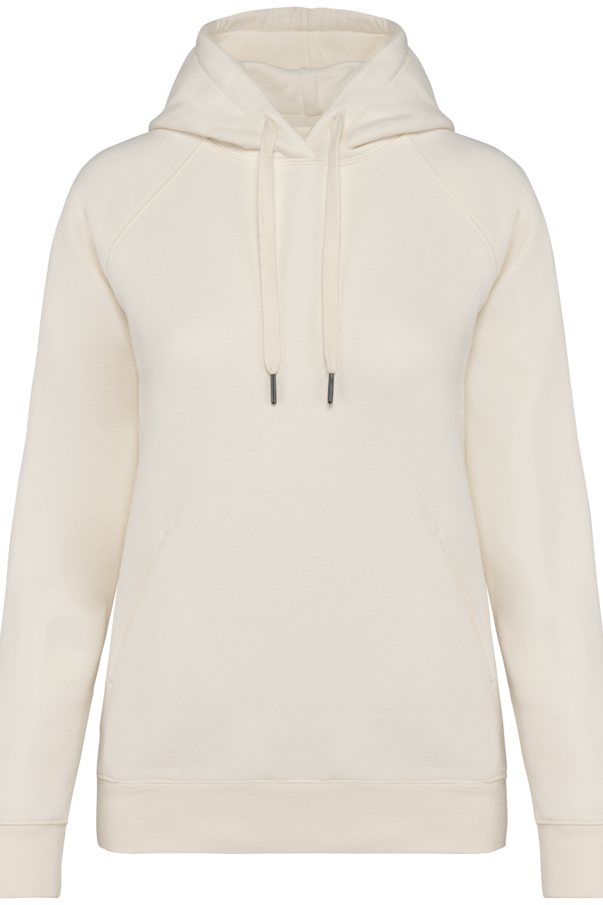 LADIES' ECO-FRIENDLY RAGLAN HOODED SWEATSHIRT
