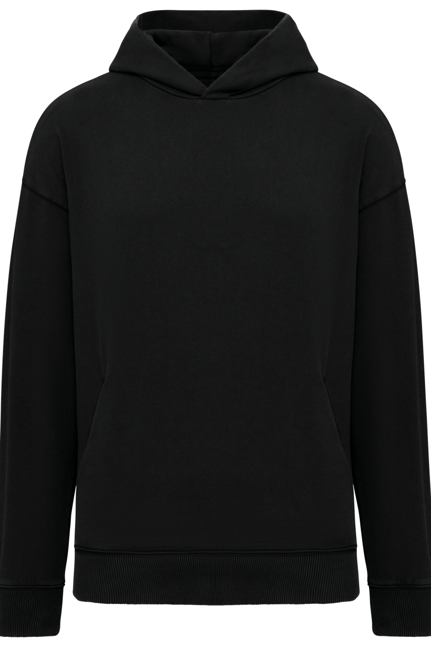 UNISEX WASHED EFFECT OVERSIZE HOODED SWEATSHIRT