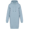 LADIES' ECO-FRIENDLY HOODED SWEATSHIRT DRESS