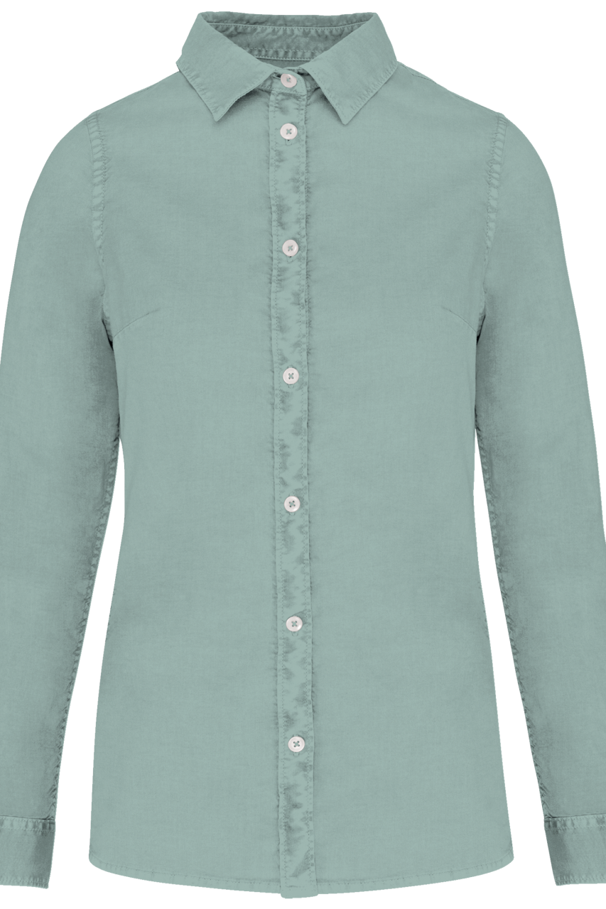 LADIES' WASHED SHIRT