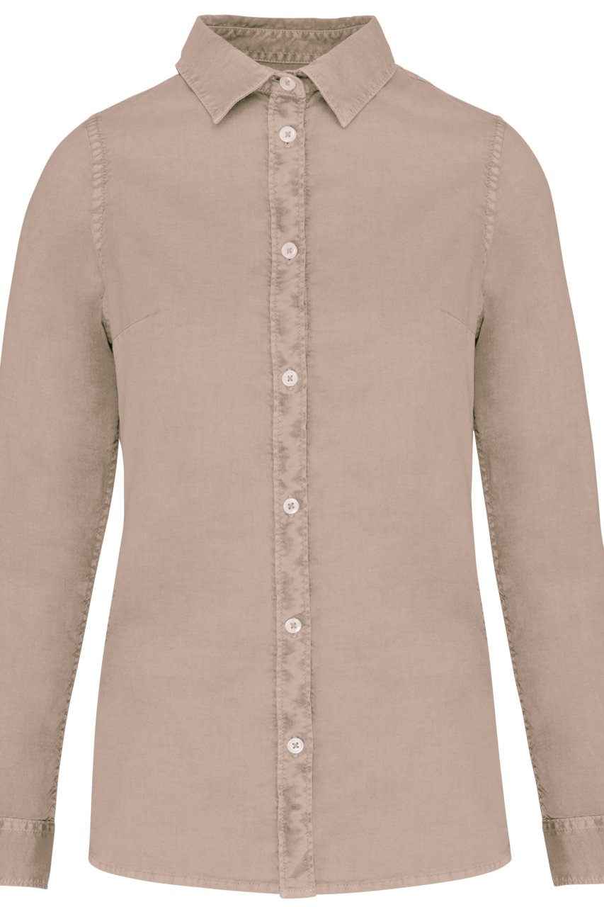 LADIES' WASHED SHIRT