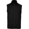 DUAL-FABRIC SLEEVELESS SPORTS JACKET