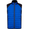 DUAL-FABRIC SLEEVELESS SPORTS JACKET