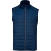 DUAL-FABRIC SLEEVELESS SPORTS JACKET
