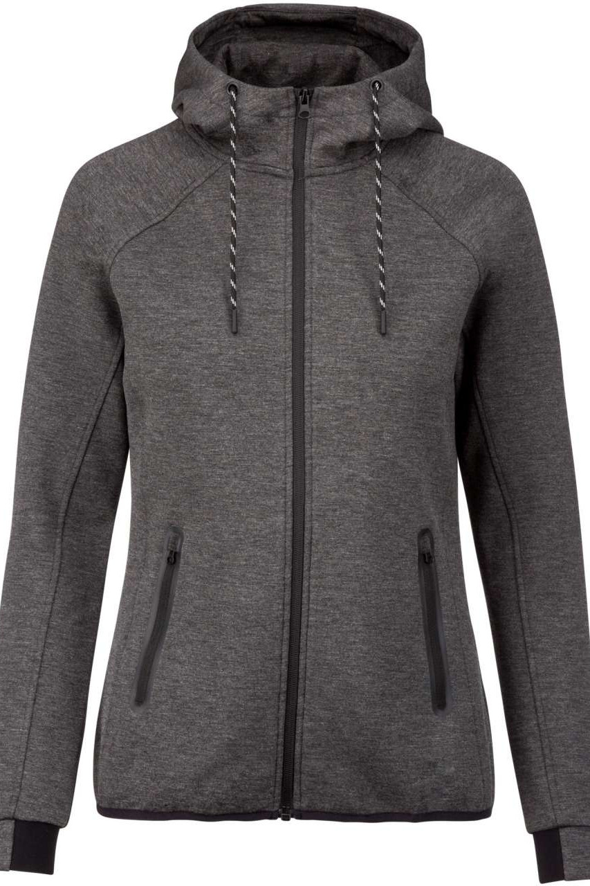 LADIES’ HOODED SWEATSHIRT