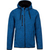 MEN'S HEATHER HOODED JACKET