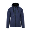 MEN'S HEATHER HOODED JACKET