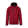 MEN'S HEATHER HOODED JACKET