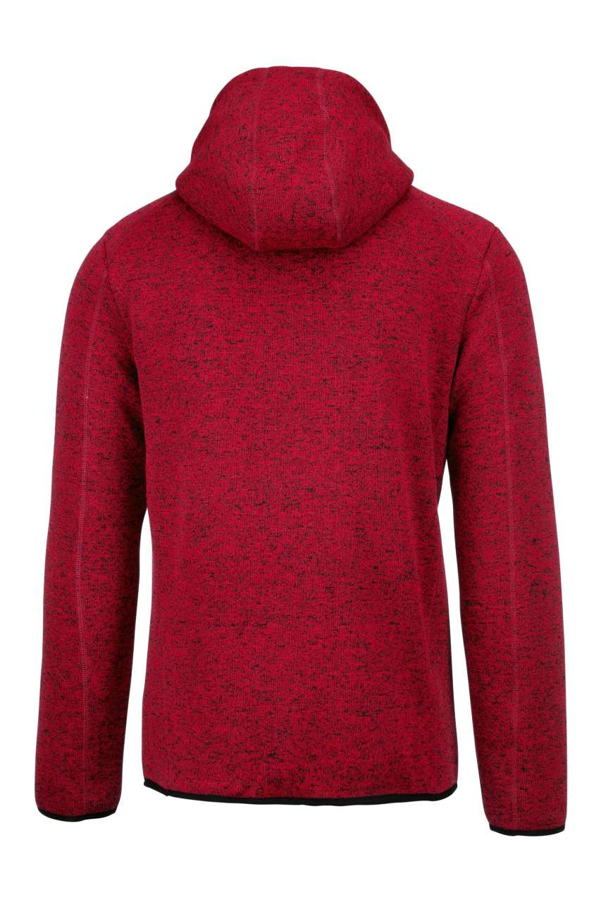 MEN'S HEATHER HOODED JACKET