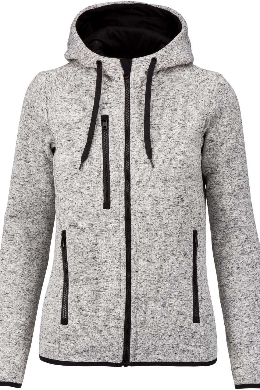 LADIES’ HEATHER HOODED JACKET