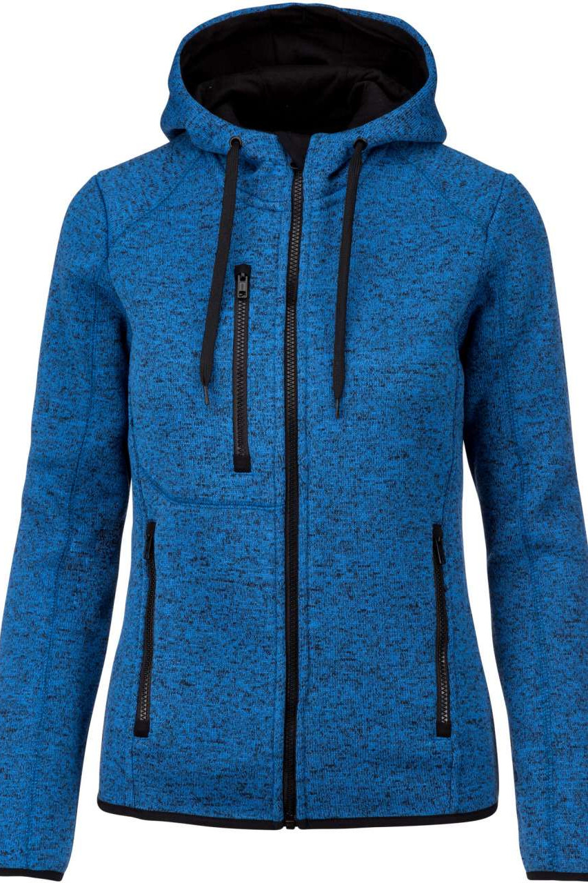LADIES’ HEATHER HOODED JACKET