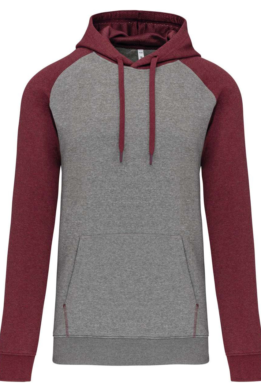ADULT TWO-TONE HOODED SWEATSHIRT