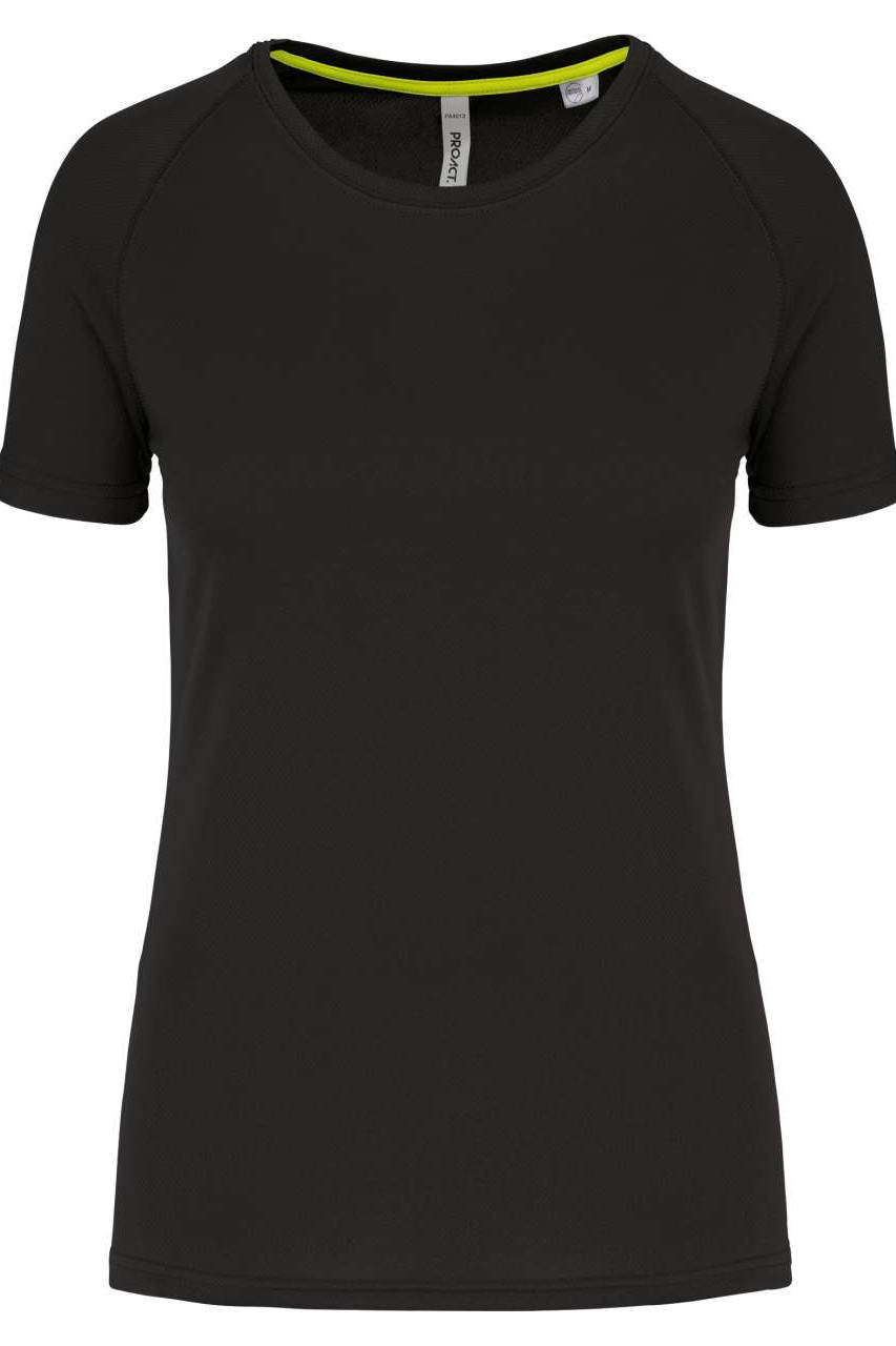LADIES' RECYCLED ROUND NECK SPORTS T-SHIRT