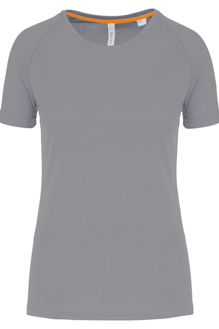 LADIES' RECYCLED ROUND NECK SPORTS T-SHIRT