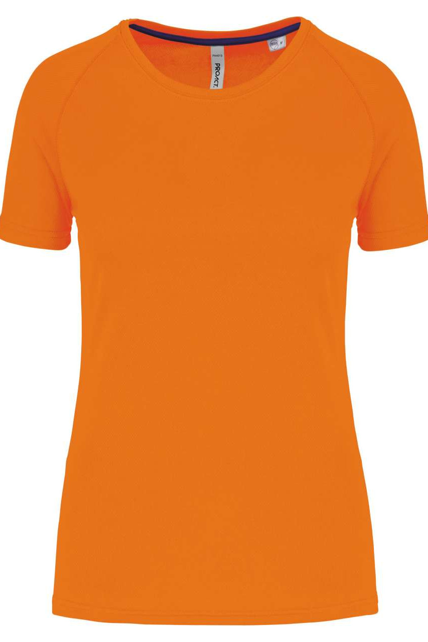 LADIES' RECYCLED ROUND NECK SPORTS T-SHIRT