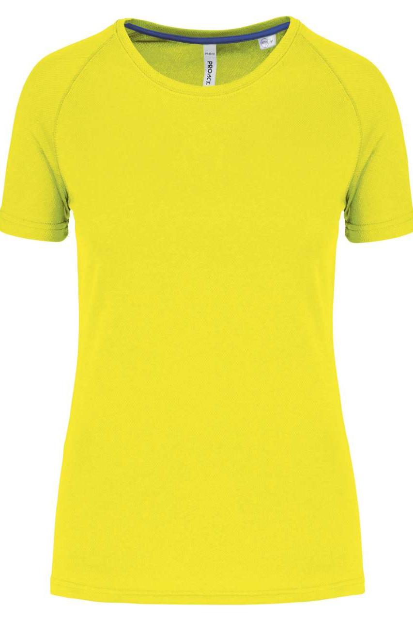 LADIES' RECYCLED ROUND NECK SPORTS T-SHIRT