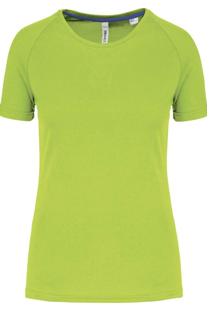 LADIES' RECYCLED ROUND NECK SPORTS T-SHIRT