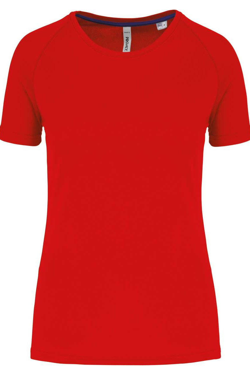 LADIES' RECYCLED ROUND NECK SPORTS T-SHIRT