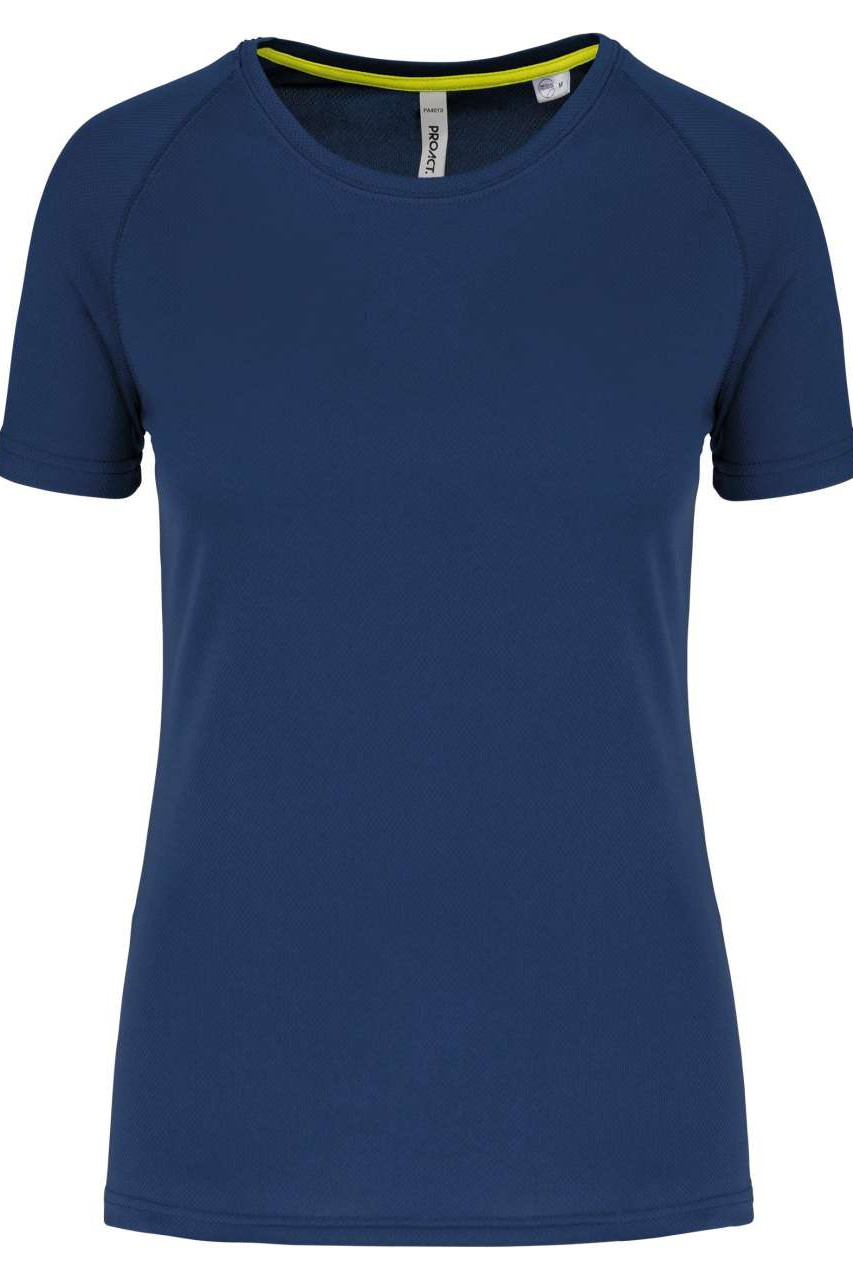 LADIES' RECYCLED ROUND NECK SPORTS T-SHIRT
