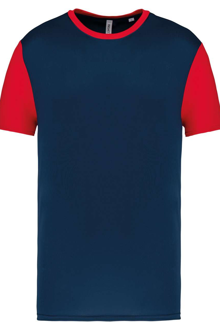 ADULTS' BICOLOUR SHORT-SLEEVED T-SHIRT
