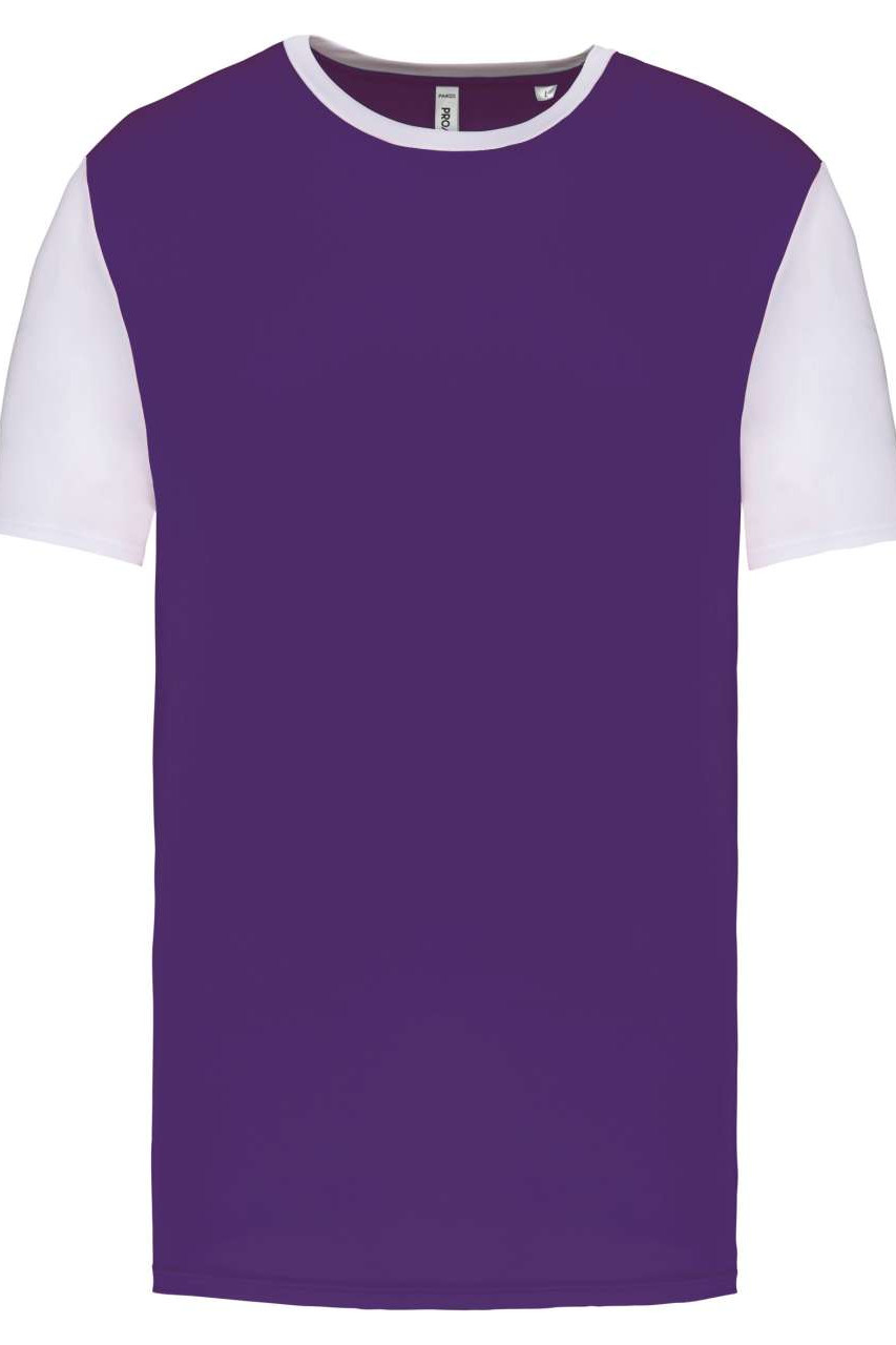 ADULTS' BICOLOUR SHORT-SLEEVED T-SHIRT
