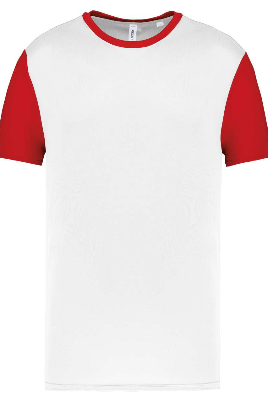 ADULTS' BICOLOUR SHORT-SLEEVED T-SHIRT