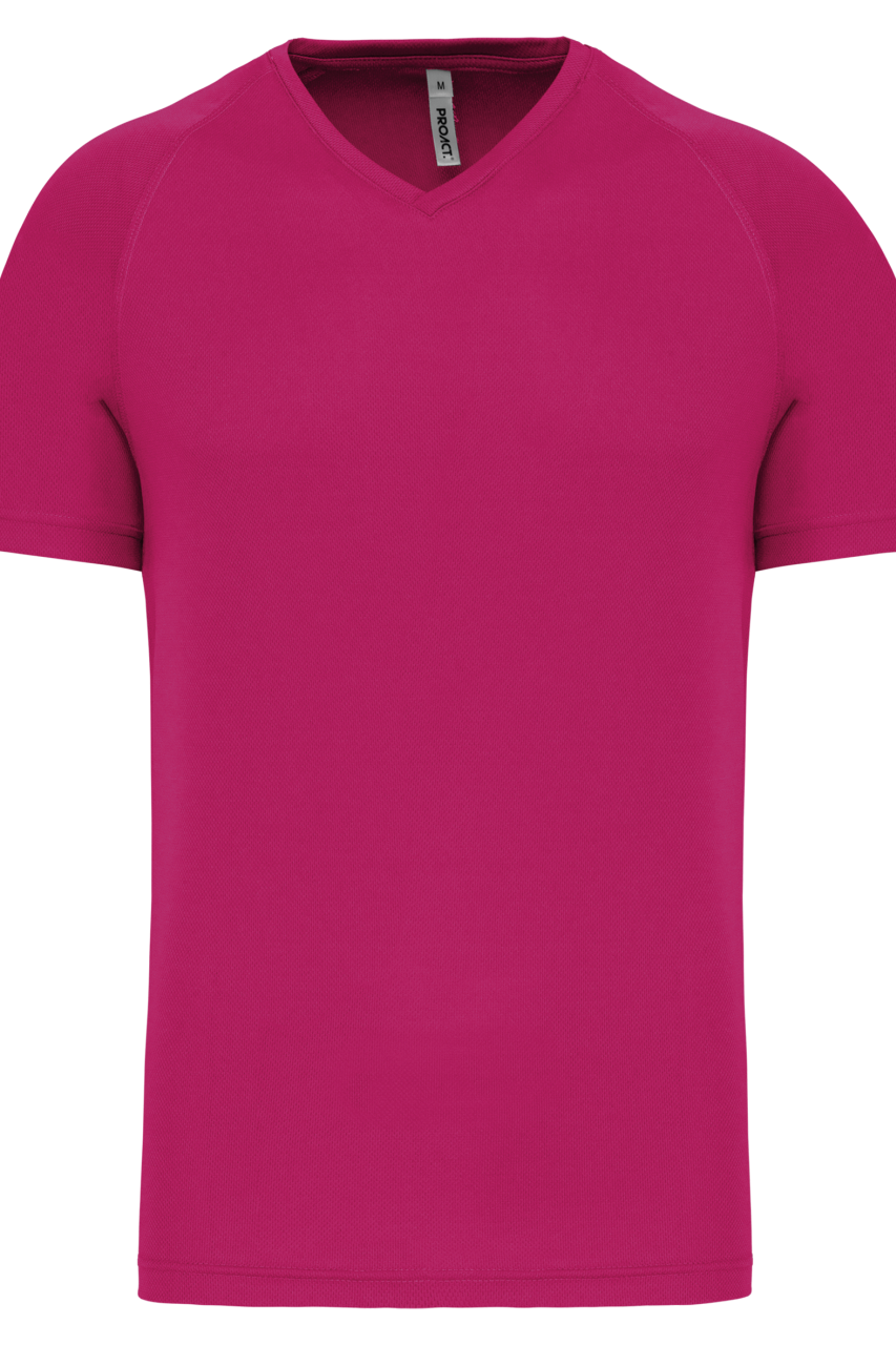 MEN’S V-NECK SHORT-SLEEVED SPORTS T-SHIRT