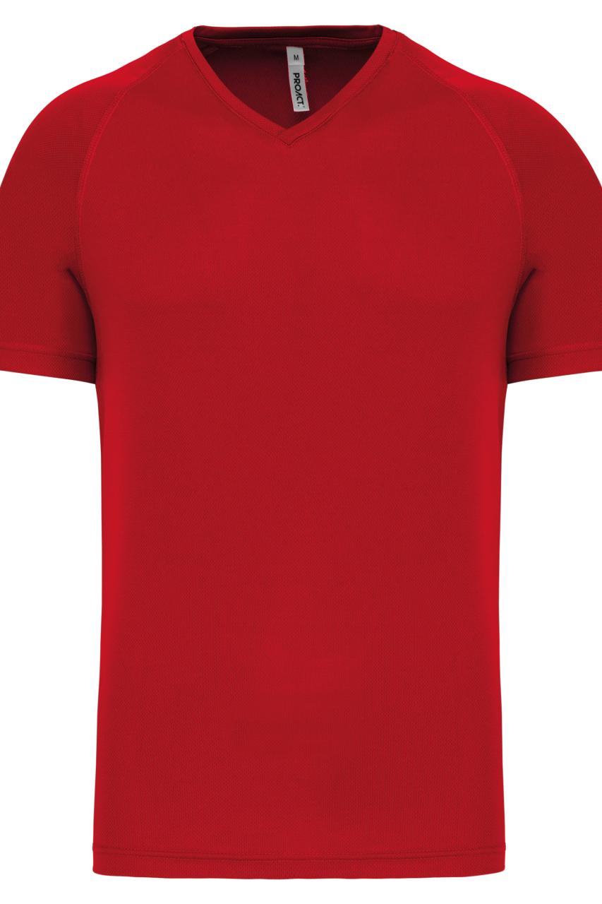 MEN’S V-NECK SHORT-SLEEVED SPORTS T-SHIRT
