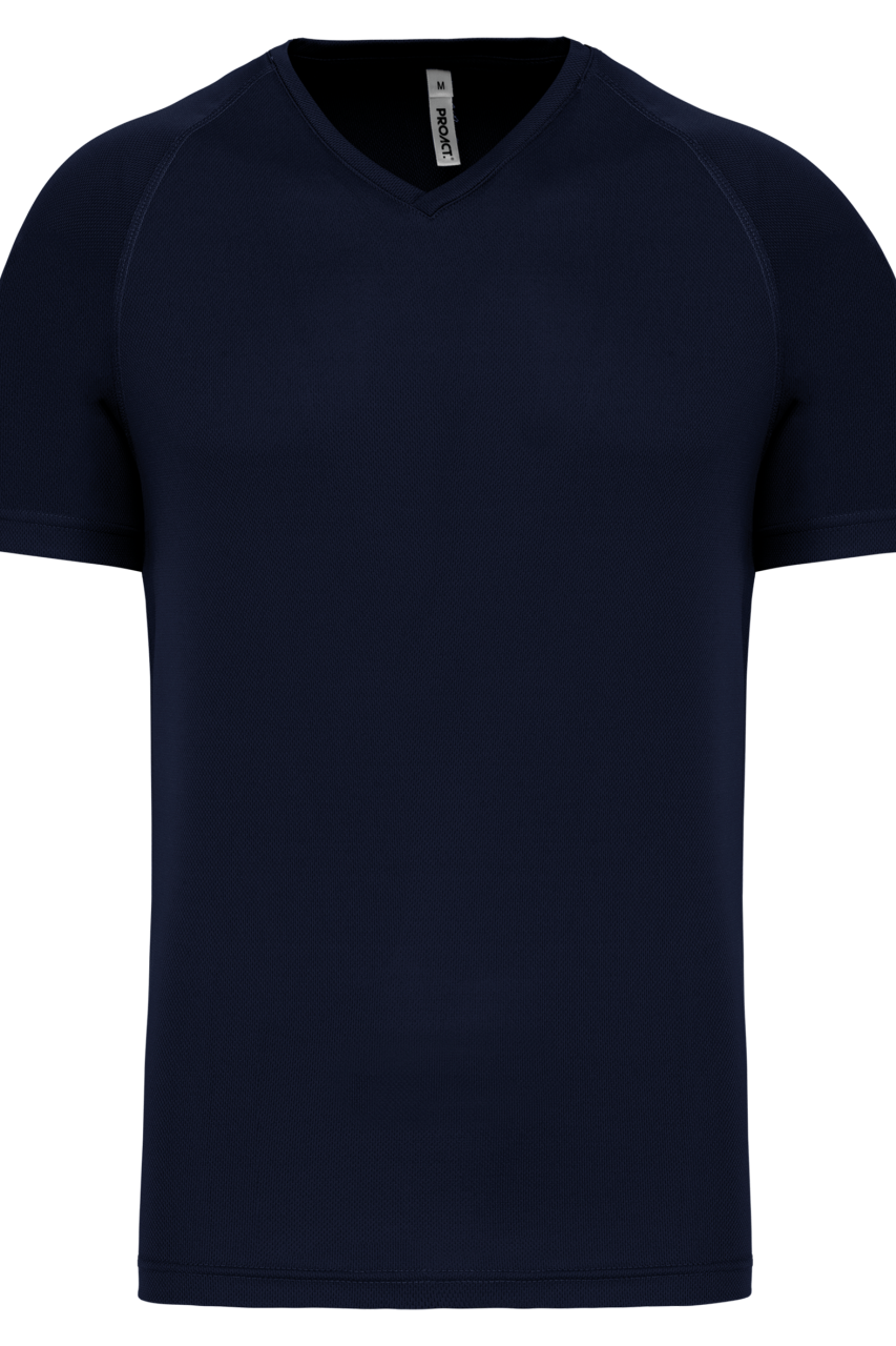 MEN’S V-NECK SHORT-SLEEVED SPORTS T-SHIRT