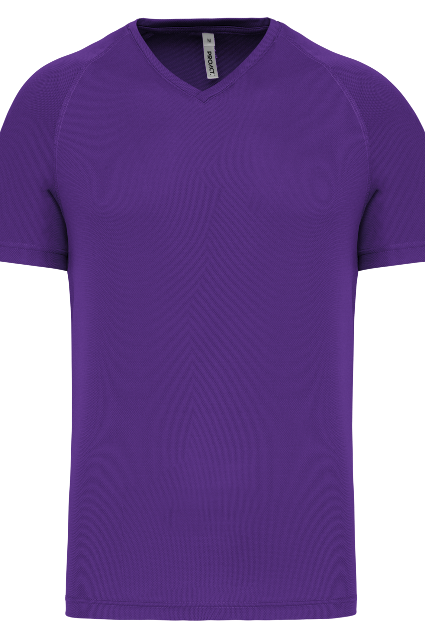 MEN’S V-NECK SHORT-SLEEVED SPORTS T-SHIRT
