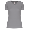 LADIES’ V-NECK SHORT SLEEVE SPORTS T-SHIRT