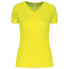 LADIES’ V-NECK SHORT SLEEVE SPORTS T-SHIRT