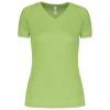 LADIES’ V-NECK SHORT SLEEVE SPORTS T-SHIRT