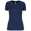 LADIES’ V-NECK SHORT SLEEVE SPORTS T-SHIRT