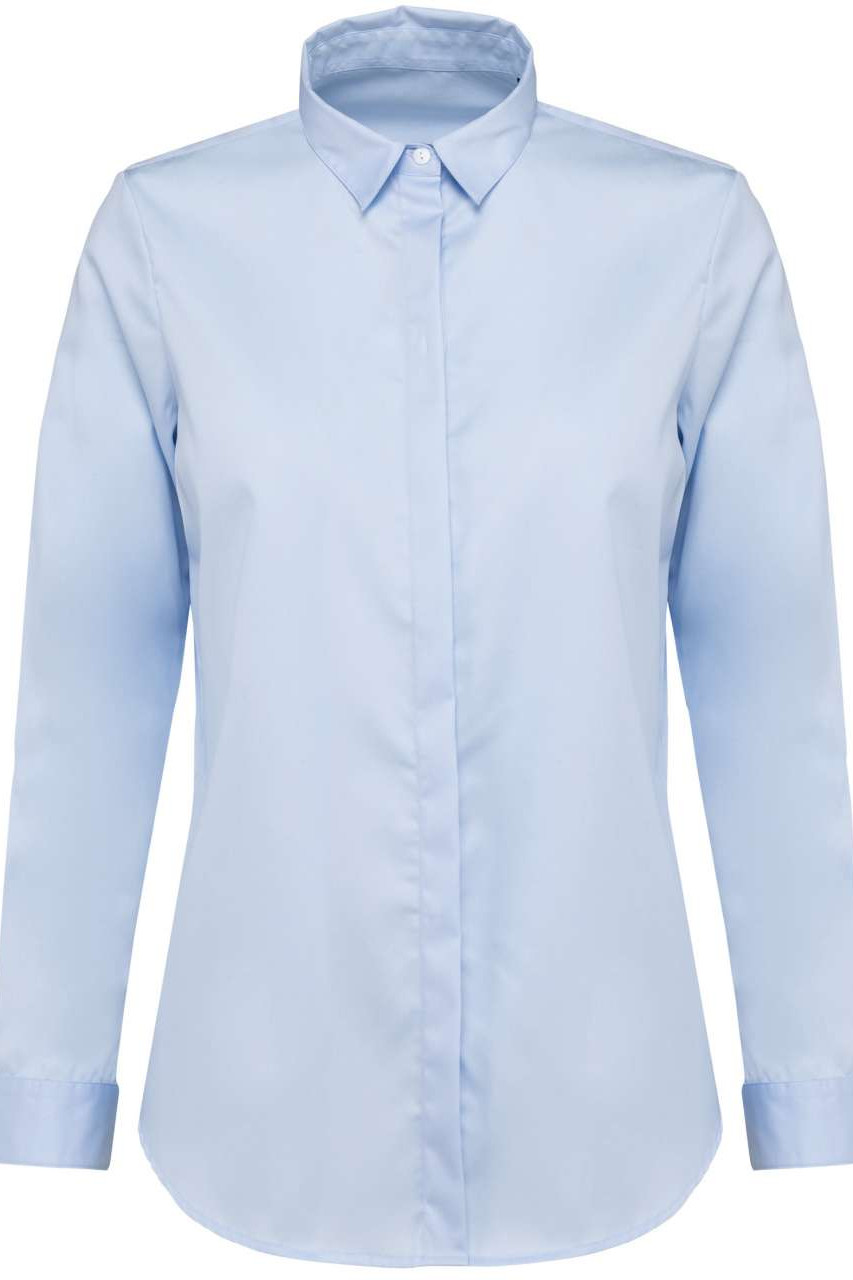 LADIES' LONG-SLEEVED TWILL SHIRT