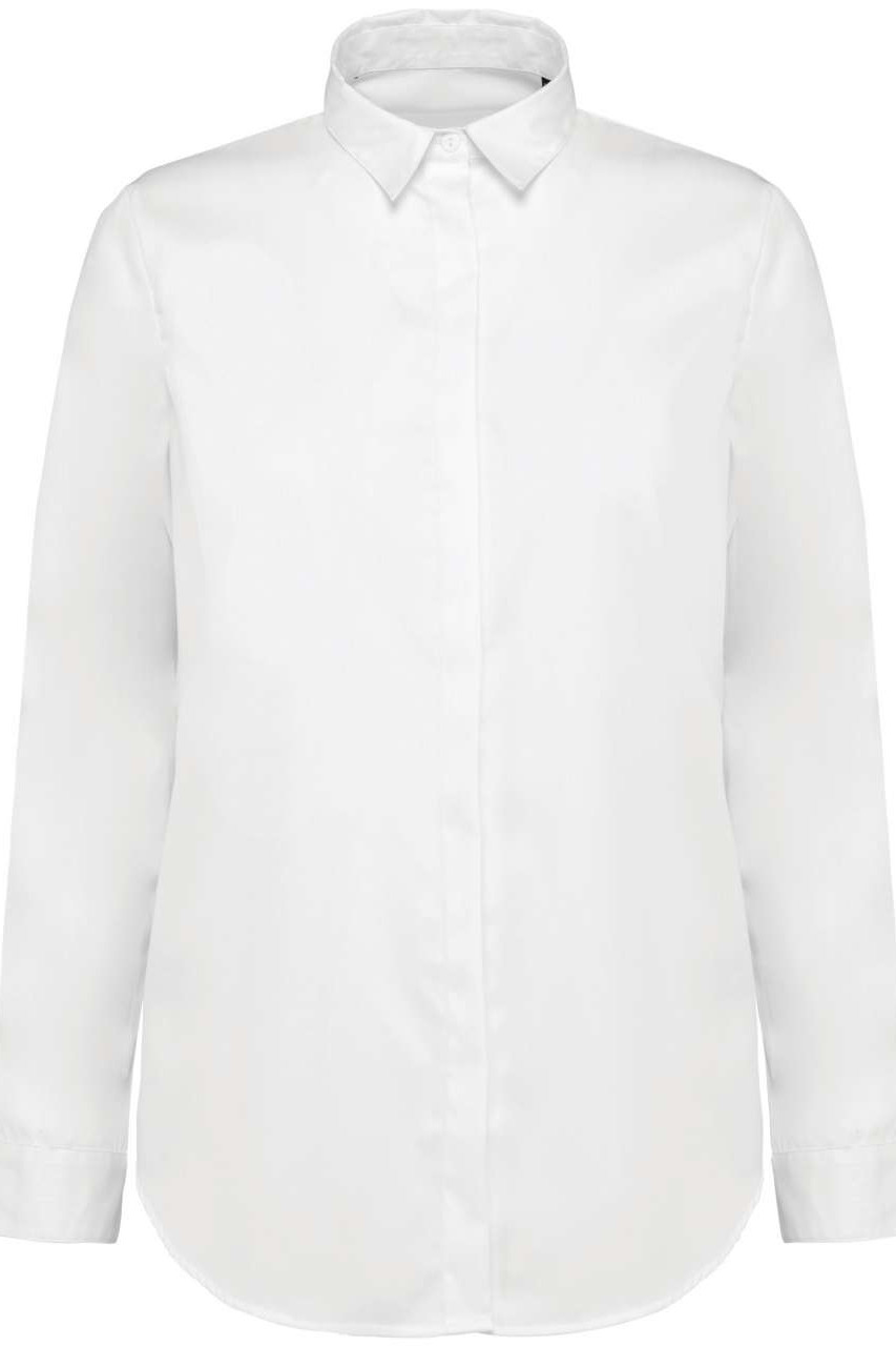 LADIES' LONG-SLEEVED TWILL SHIRT
