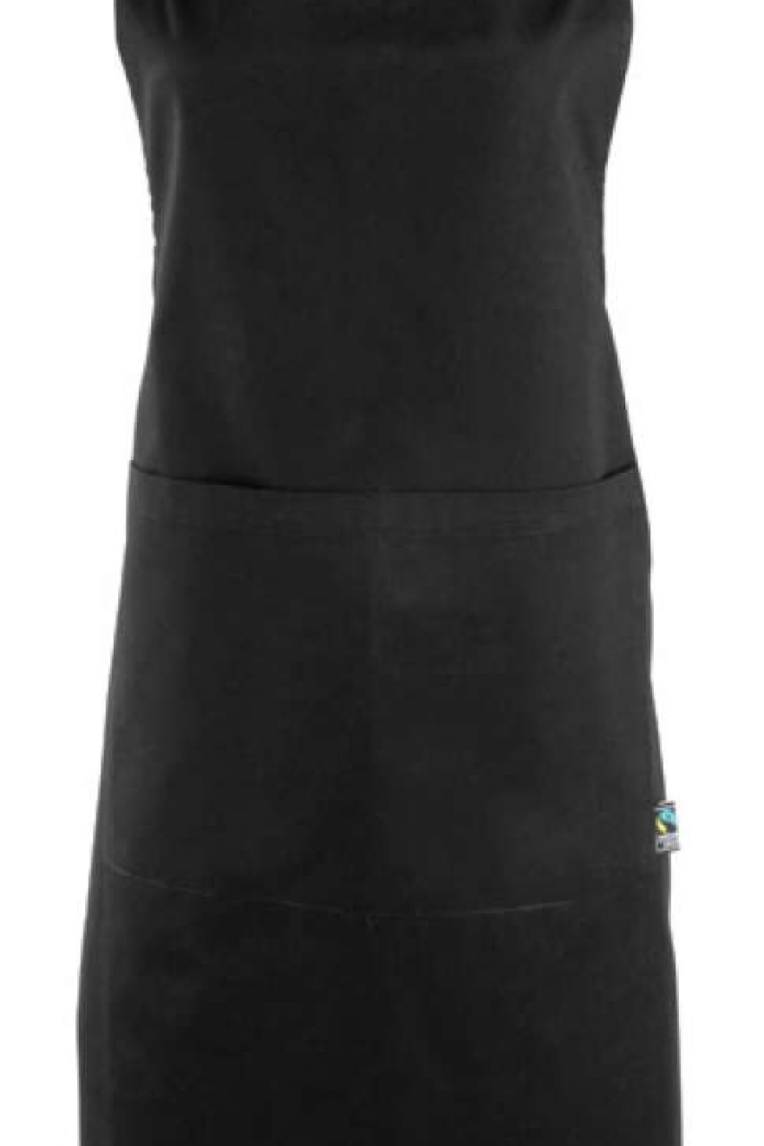 COTTON BIB APRON, FAIRTRADE & ORGANIC CERTIFIED