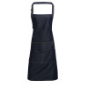 JEANS STITCH DENIM BIB APRON
