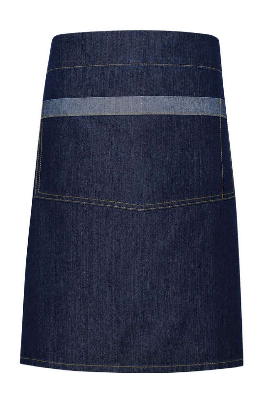 'DOMAIN' CONTRAST DENIM WAIST APRON