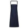 'DISTRICT' WAXED LOOK DENIM BIB APRON