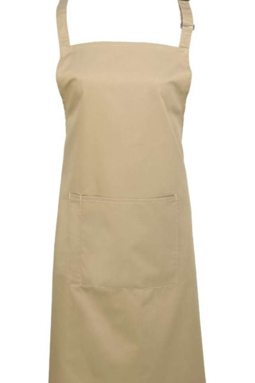 'COLOURS COLLECTION’ BIB APRON WITH POCKET