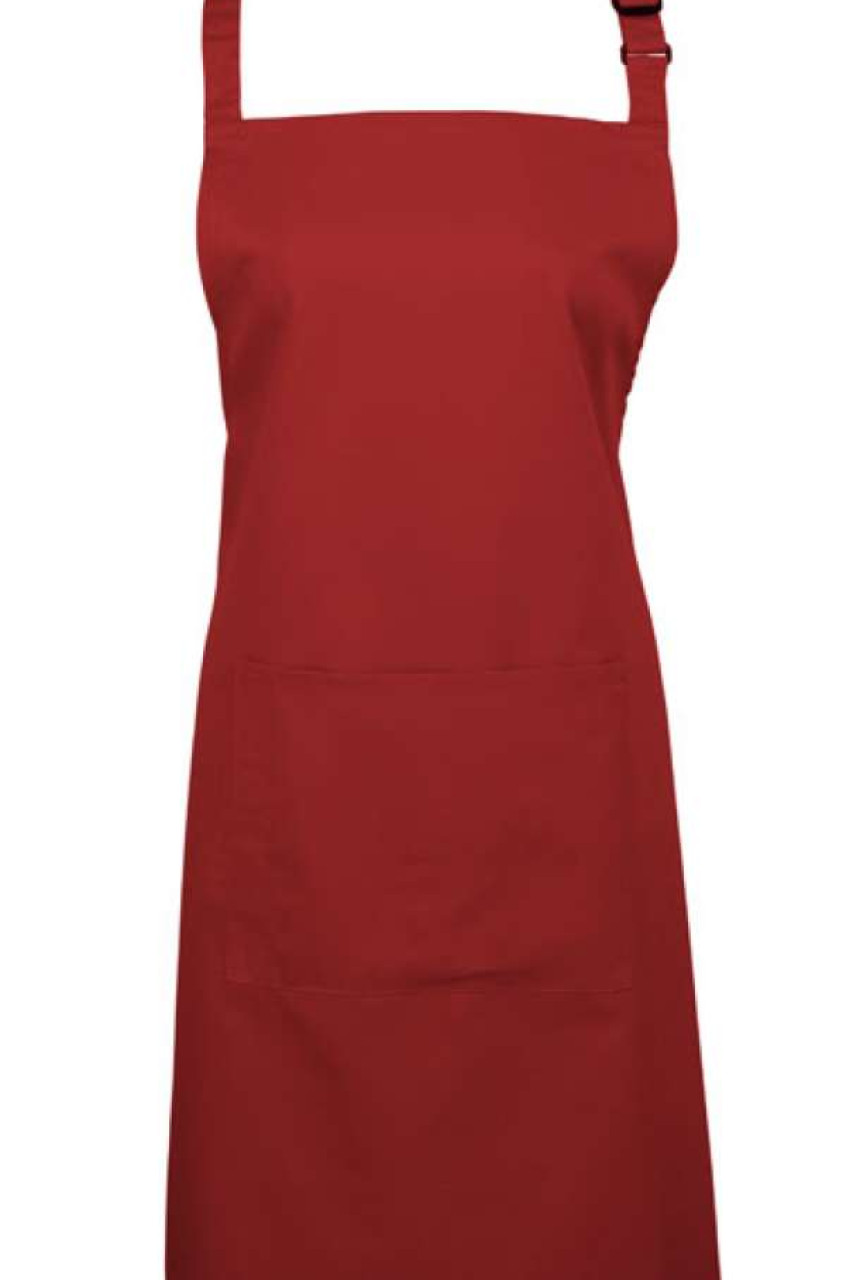 'COLOURS COLLECTION’ BIB APRON WITH POCKET