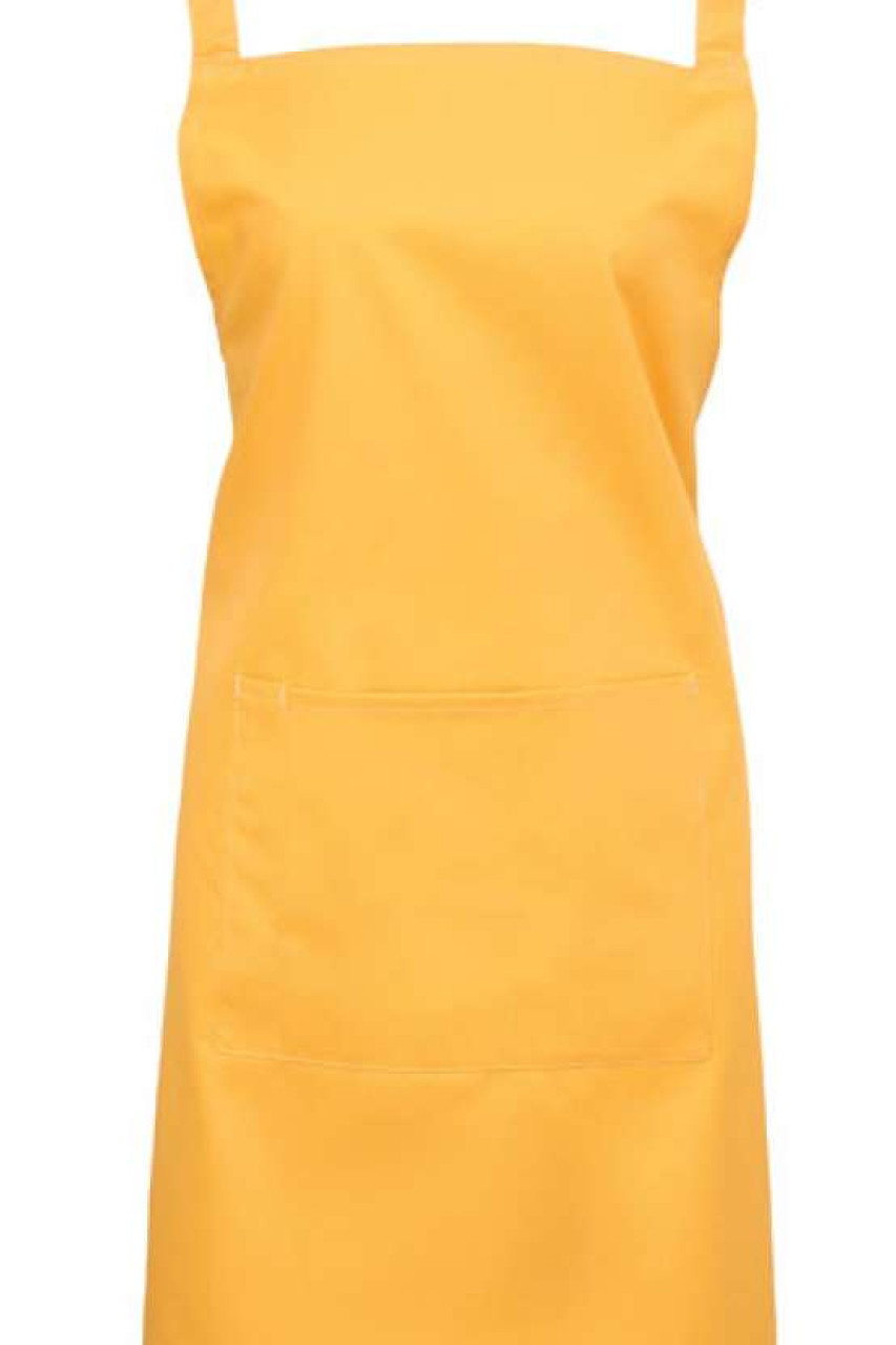 'COLOURS COLLECTION’ BIB APRON WITH POCKET
