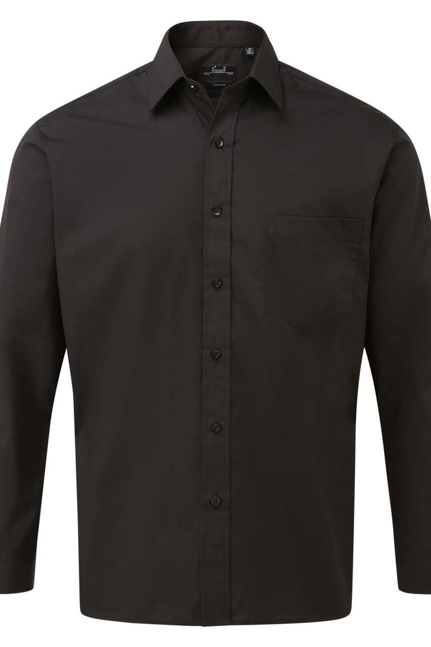 MEN'S LONG SLEEVE POPLIN SHIRT