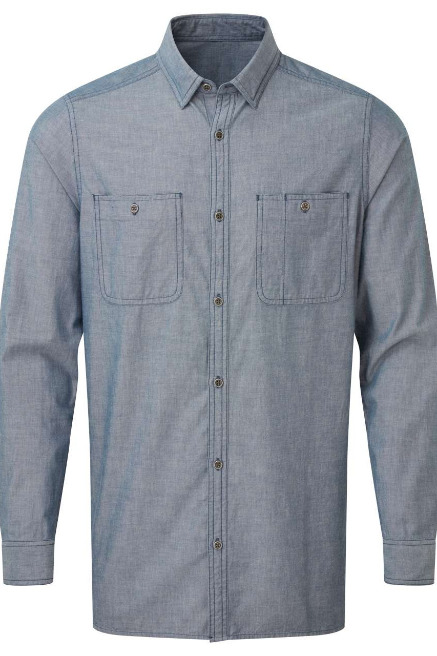 MEN'S ORGANIC CHAMBRAY FAIRTRADE SHIRT