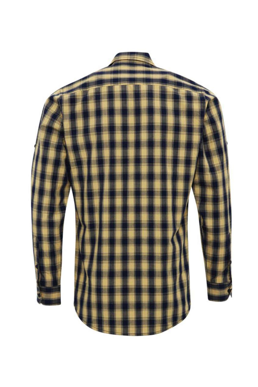 'MULLIGAN' CHECK - MEN'S LONG SLEEVE COTTON SHIRT