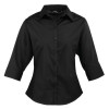 WOMEN'S POPLIN 3/4 SLEEVE BLOUSE