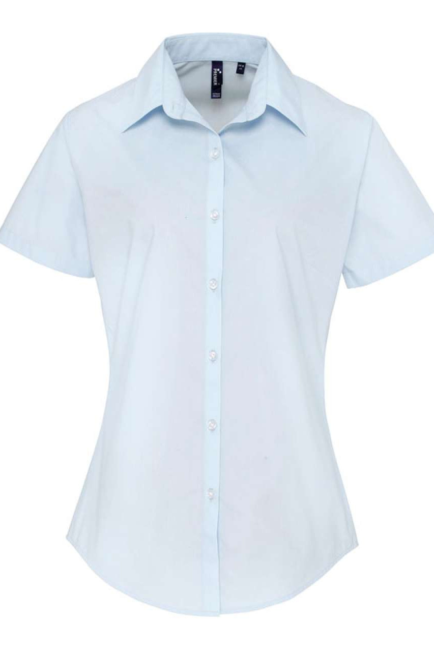 WOMEN'S POPLIN SUPREME SHORT SLEEVE SHIRT