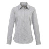 WOMEN'S LONG SLEEVE GINGHAM MICROCHECK SHIRT
